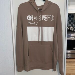 Victory Lap Prod. Tan Graphic Sweatshirt | L